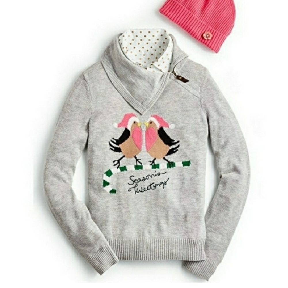 Talbots “Season’s Tweetings” sweater